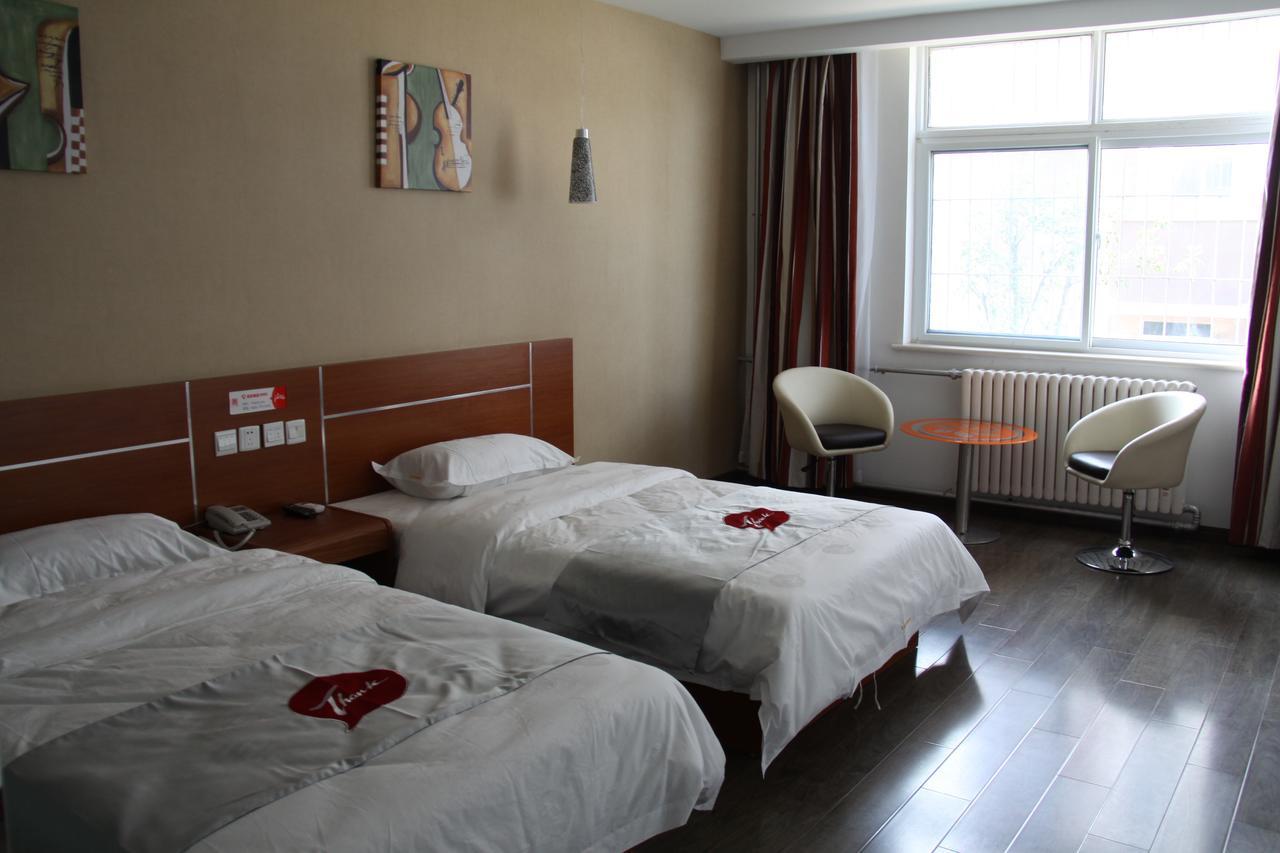 Thank Inn Chain Hotel Shandong Liaocheng Economic Development Zone Jiuhe Community Εξωτερικό φωτογραφία